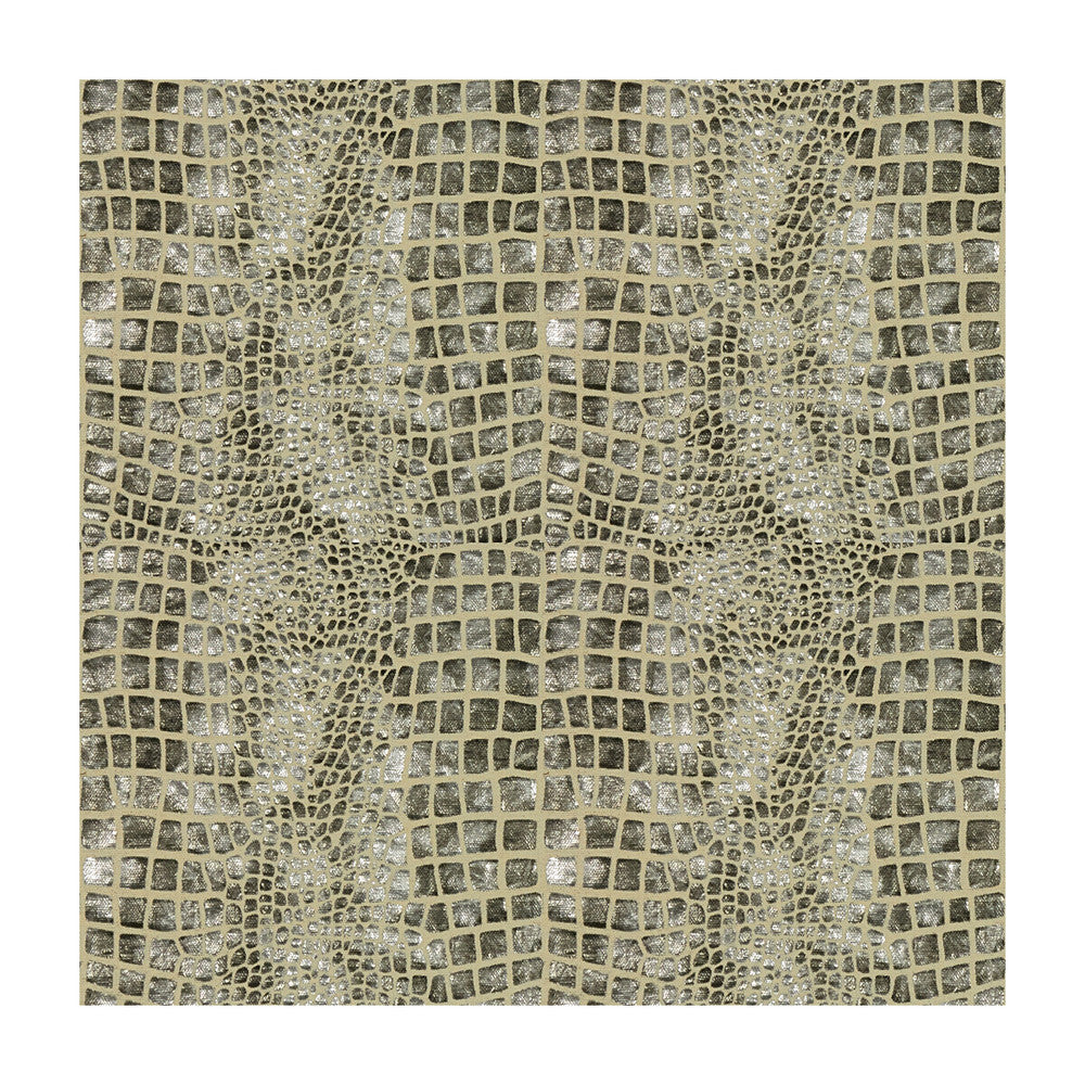 Mock Croc Gargoyle by Kravet Couture Fabric MODERN LUXE II LINEN - 84%;VISCOSE - 16% Italy HEAVY Horizontal: 11 and Vertical: 13 53 - Fabric Carolina -