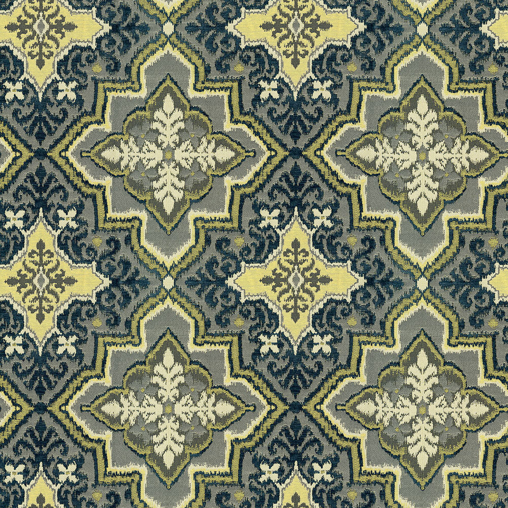 Monarch 5009 Old Gold by ABBEYSHEA Fabric 100% Polyester CN 25,000 Double Rubs (Wyzenbeek) </p><p>Repeat: Horizontal: 27 in. (68.58 cm) up the roll and Vertical: 14.7 in. (37.338 cm) across the roll 56 in. (142 cm) - Fabric Carolina -