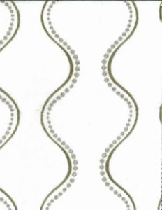 Moncetto Pesto by Norbar Fabric PRISM SEAVIEW 85% POLYESTER - 8% VISCOSE INDIA 6 1/4"H 55 - Fabric Carolina -
