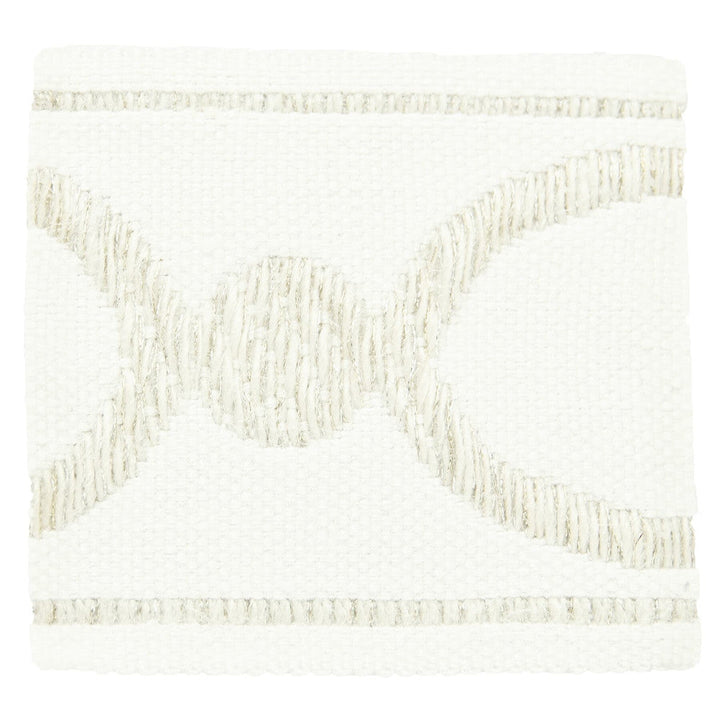 Monogram 5 Ivory by Stout Trim Stout Trim Monogram 5 IvoryTrim MOONDUST TRIM 38%LIN 31%SVI 26%JUT 5%MTL CHINA </p><p>Repeat: H: 0.000, V: 0.000 3 in - Fabric Carolina -