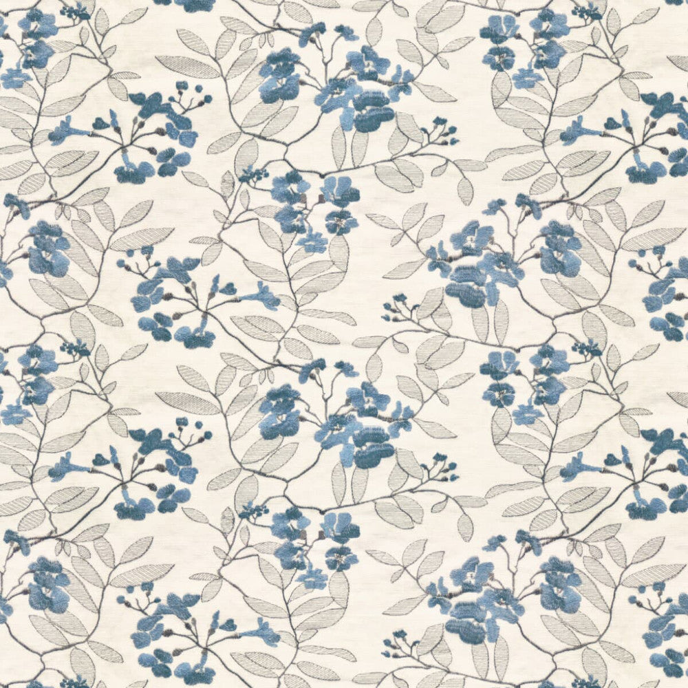 Monti 2 Delft by Stout Fabric COLOR MY WINDOW SEAGLASS/GLACIER 100%POL CHINA Horizontal: 17.5 and Vertical: 11.5 56 in - Fabric Carolina -