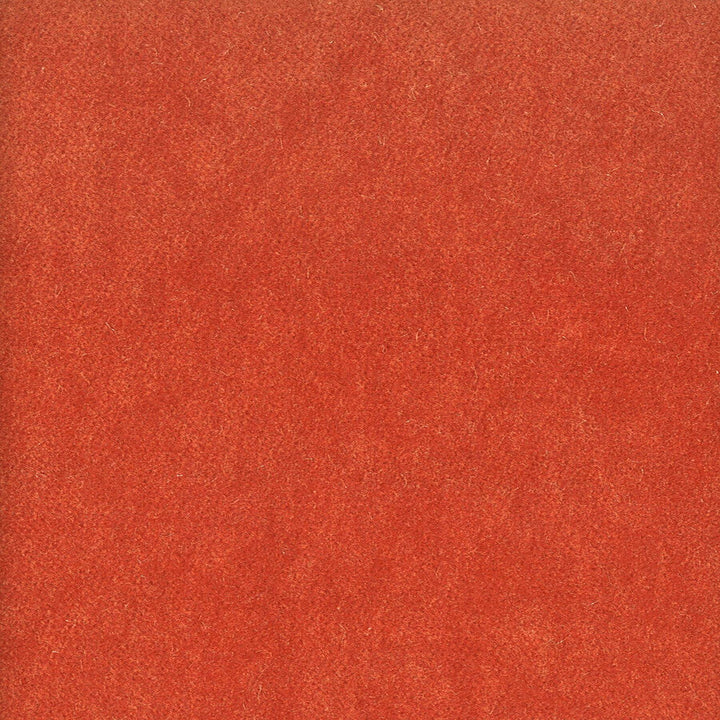 Moore 41 Terracotta by Stout Designer Fabric TIMELESS VELVETS 82%POL 18%COT SOUTH KOREA PERFORMANCE RATED FABRIC WYZENBEEK 45 000 DOUBLE RUB WEAR TEST (HEAVY DUTY) FLAME RETARDANT-U.F.A.C. CLASS 1 CATB 117-2013 Horizontal: 0.000 and Vertical: 0.000 54.75 in - Swanky Fabrics -