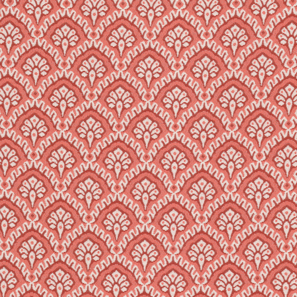 Morale 2 Shrimp by Stout Fabric Stout Fabric Morale 2 ShrimpFabric GREAT IMPRESSIONS GREEN/SPICE/NATURALS 79%COT 21%POL USA </p><p>Repeat: H: 3.500, V: 3.750 55 in - Fabric Carolina -