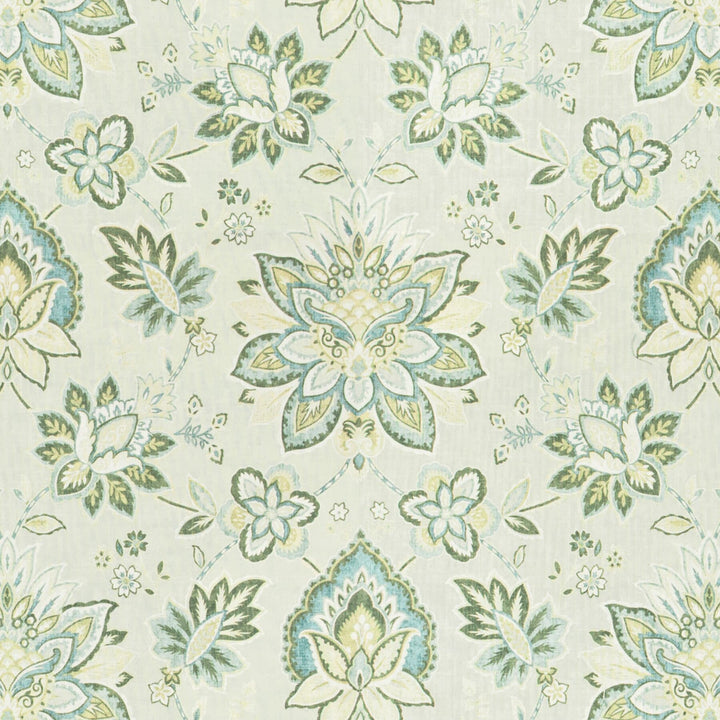 Morrison 2 Sage by Stout Fabric COMFORTABLE LIVING TURQUOISE/LAGOON 100%COT SPAIN WYZENBEEK 100 000 DOUBLE RUB WEAR TEST (HEAVY DUTY) Horizontal: 27 and Vertical: 27 54 in - Fabric Carolina -