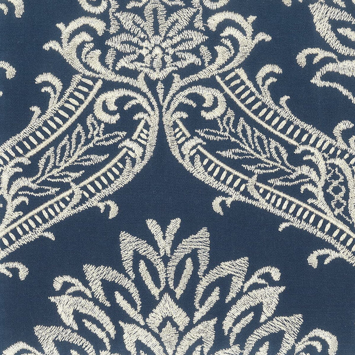 Motive 2 Navy by Stout Fabric EMBROIDERY IV 100%COT %BEMB INDIA </p><p>Repeat: 15.375 51.25 in - Fabric Carolina -