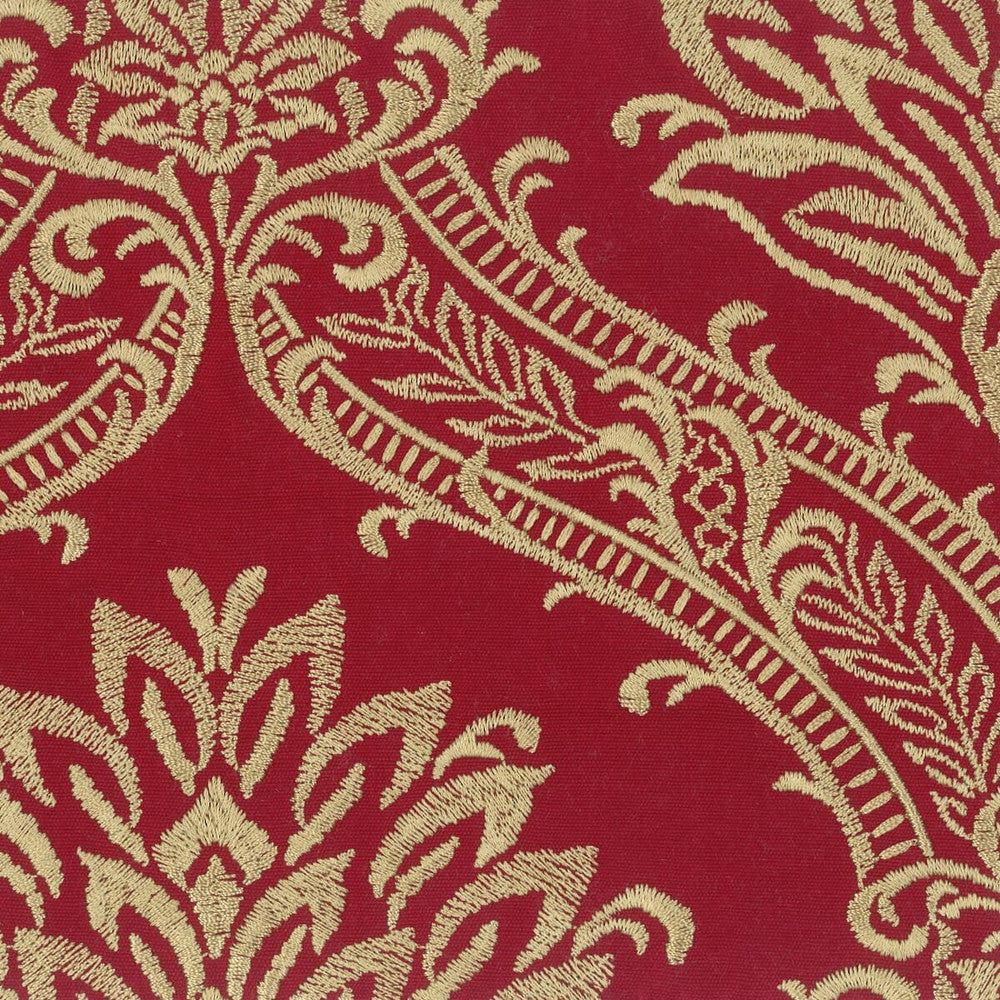 Motive 3 Ruby by Stout Fabric EMBROIDERY IV 100%COT %BEMB INDIA </p><p>Repeat: 15.375 51.25 in - Fabric Carolina -