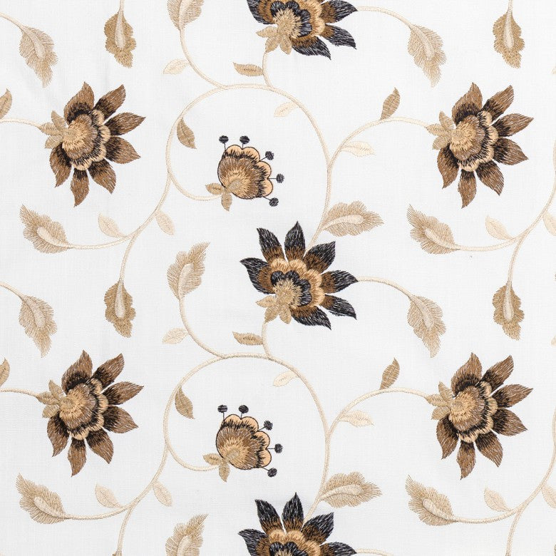 Merry Mary # 05 Cinnamon by Maxwell Fabric 52% POLYESTER 48% COTTON INDIA </p><p>Repeat: Horizontal: H-12.8 and Vertical: V-9 54.3" - Fabric Carolina -