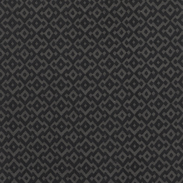 Menara # 01 Noir by Maxwell Fabric STUDIO-MARRAKESH 45% COTTON 44% VISCOSE
11% POLYESTER INDIA </p><p>Repeat: Horizontal: H-1.4 and Vertical: V-1.3 54.6" - Fabric Carolina -