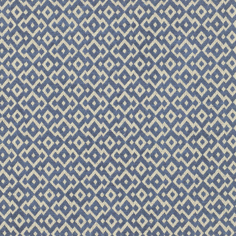 Menara # 111 Sapphire by Maxwell Fabric STUDIO-MARRAKESH 45% COTTON 44% VISCOSE
11% POLYESTER INDIA </p><p>Repeat: Horizontal: H-1.4 and Vertical: V-1.3 54.6" - Fabric Carolina -