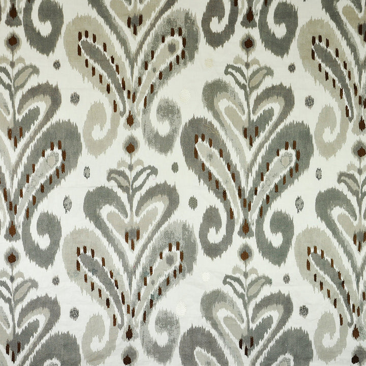 Martinique # 8 Confederate by Maxwell Fabric TELAFINA SEASON VIII 100% LINEN INDIA </p><p>Repeat: Horizontal: H-24.6 and Vertical: V-23 55"EMB50.8 - Fabric Carolina -