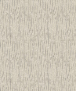 Grey & Silver Cocoon Wallpaper by Antonina Vella