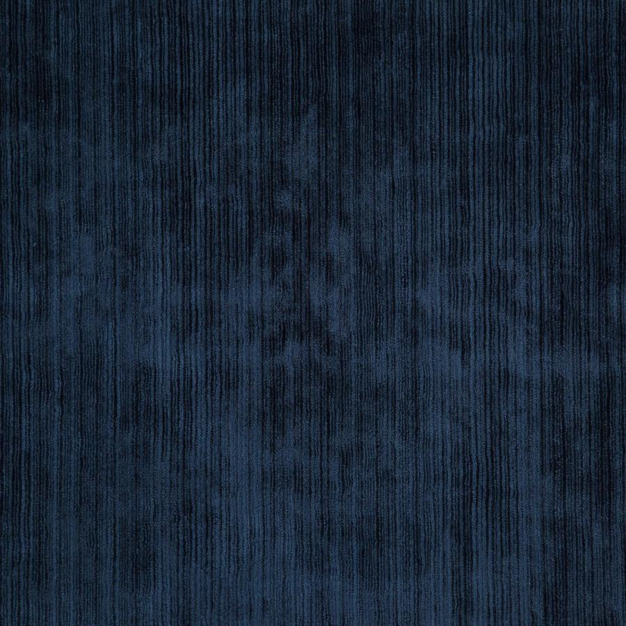 Maserati # 627 Navy by Maxwell Designer Fabric Classic Velvets 45% VISCOSE/37% COTTON 18% POLYESTER INDIA H-7" 56.25" - Swanky Fabrics -