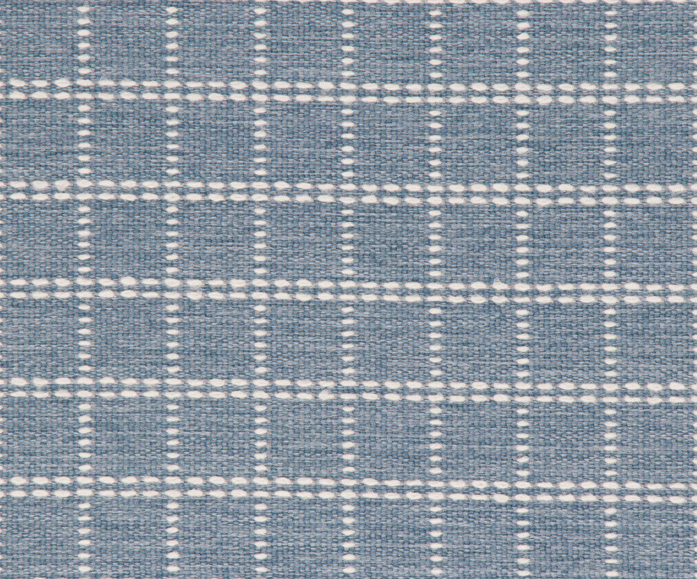 Motthaven Cerulean by Bella-Dura Designer Fabric  100% BELLA DURA POLYOLEFIN USA 70000 H: 1'' V: 1.125'' 53''  - Swanky Fabrics -