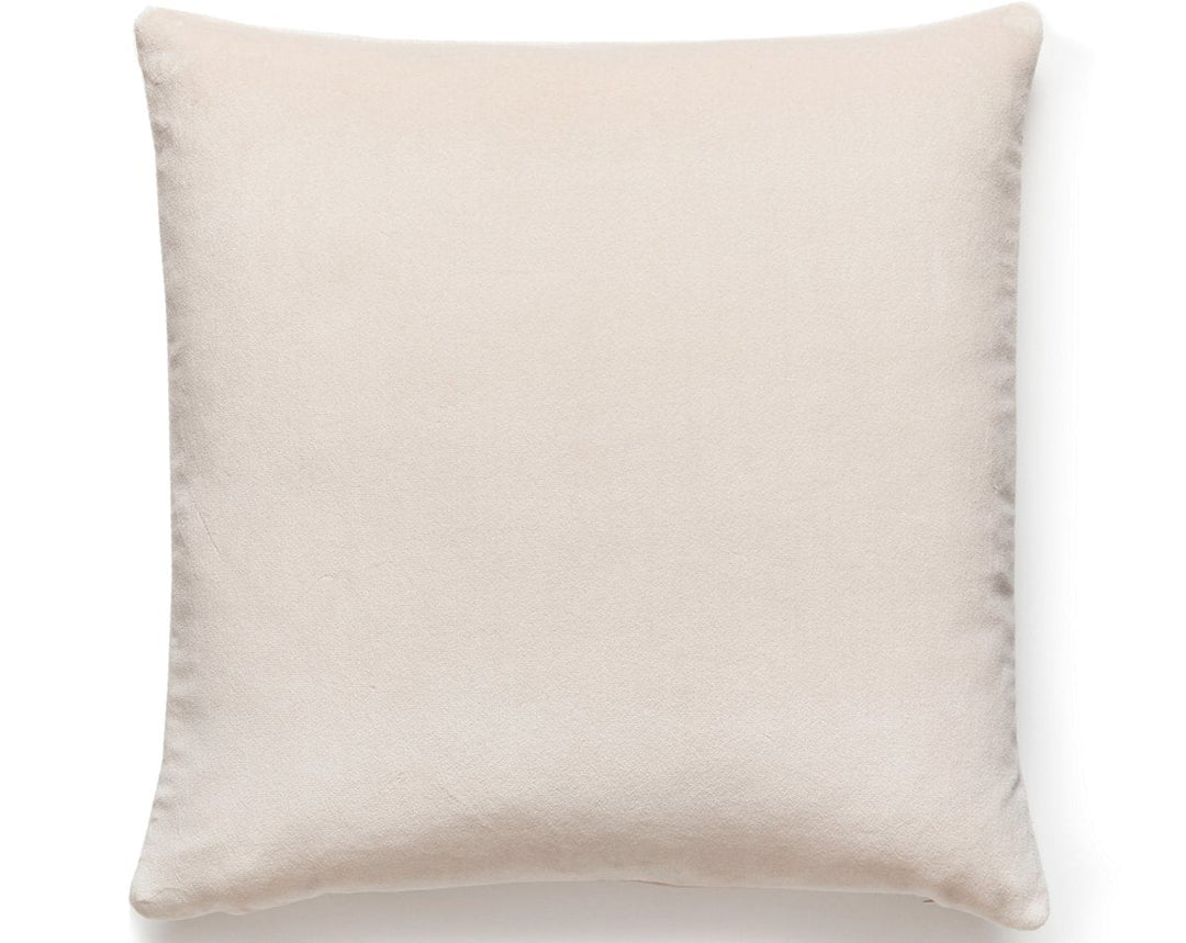 Torino Velvet Pillow 22 X 22 - Buttercream MTTORIPILL0002 by Scalamandre Designer Pillow