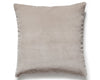Torino Velvet Pillow 22 X 22 - Taupe MTTORIPILL0006 by Scalamandre Designer Pillow