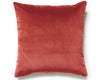 Torino Velvet Pillow 22 X 22 - Coral MTTORIPILL0011 by Scalamandre Designer Pillow