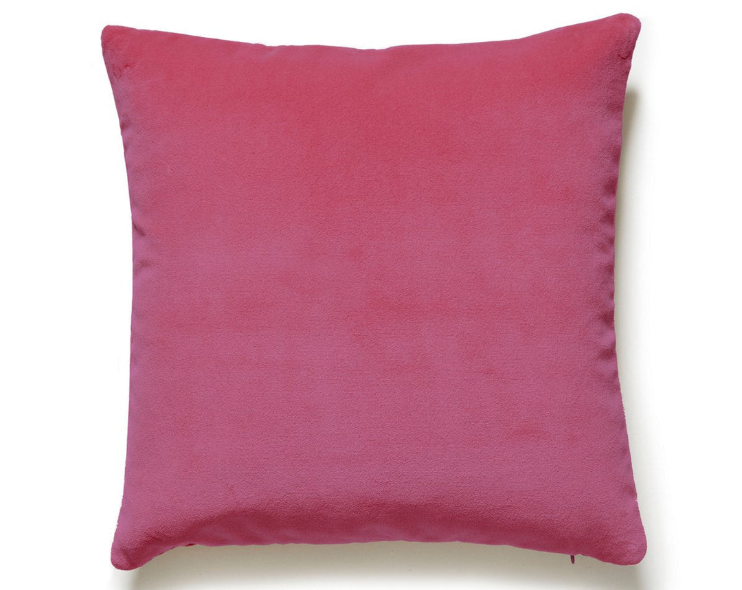 Torino Velvet Pillow 22 X 22 - Petal MTTORIPILL0012 by Scalamandre Designer Pillow