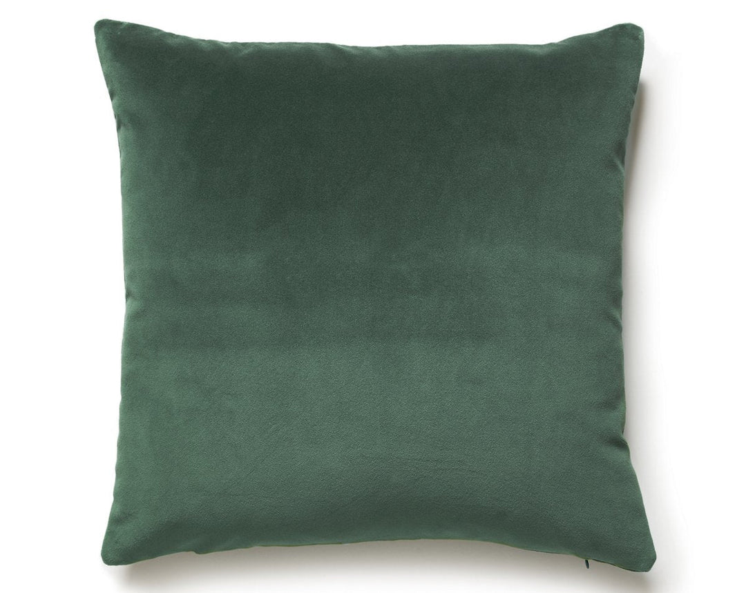 Torino Velvet Pillow 22 X 22 - Evergreen MTTORIPILL0018 by Scalamandre Designer Pillow