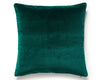 Torino Velvet Pillow 22 X 22 - Emerald MTTORIPILL0020 by Scalamandre Designer Pillow