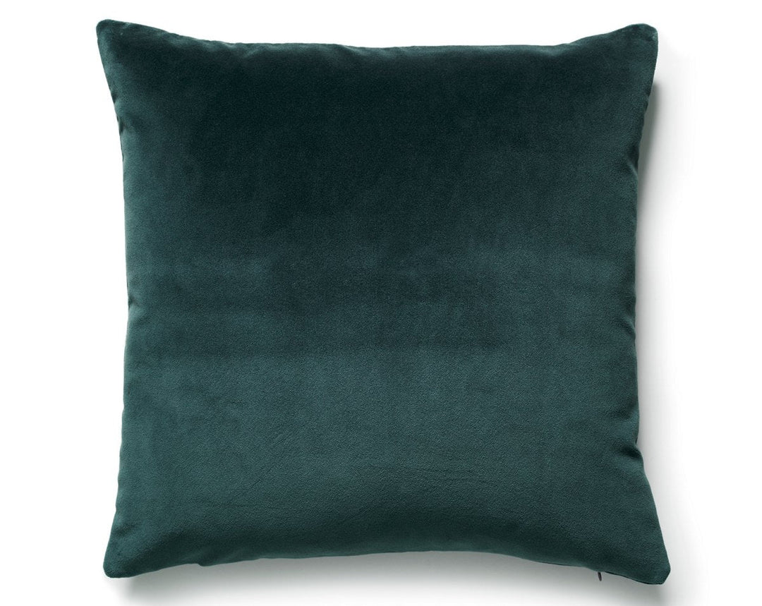 Torino Velvet Pillow 22 X 22 - Spruce MTTORIPILL0021 by Scalamandre Designer Pillow