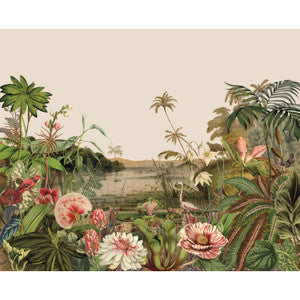 Floating Gardens Green Wall Mural by York Wallcoverings