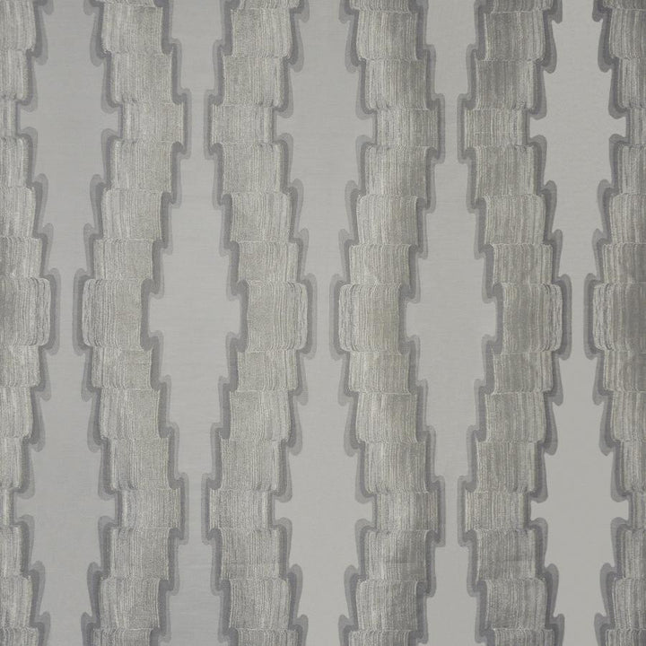 Mackie # 331 Platinum by Maxwell Fabric Telafina Season Xii 36% SPUN VISCOSE/30% ZARI 21% VISCOSE/13% POLYESTER INDIA V-18.9"H-13" 54.75" - Fabric Carolina -