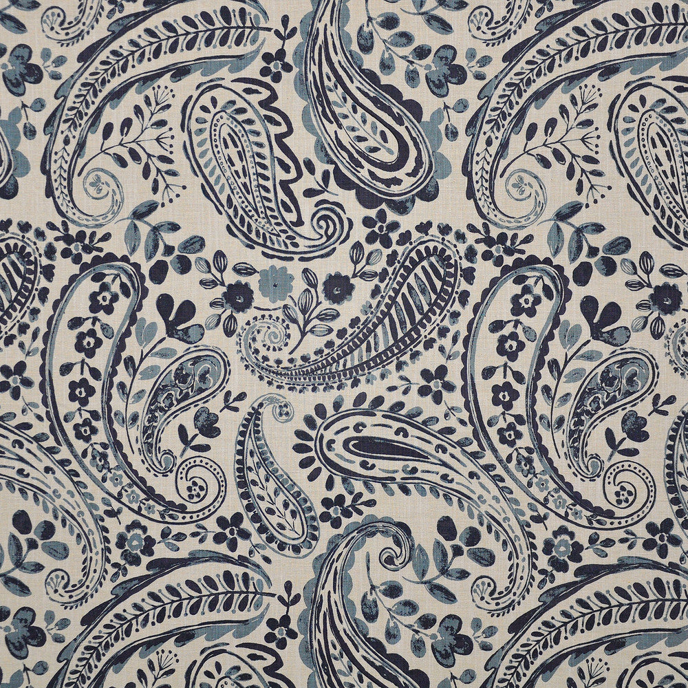 Marzipan # 609 Navy by Maxwell Fabric COLOR THEORY-VOL.IV BLUE CRUSH 70% COTTON/25% POLYESTER
5% LINEN INDIA See sample </p><p>Repeat: Horizontal: 18" and Vertical: 23.5" 54" - Fabric Carolina -