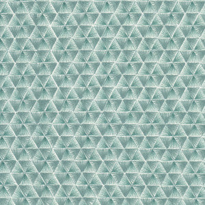 Mulberry 3 Turquoise by Stout Fabric