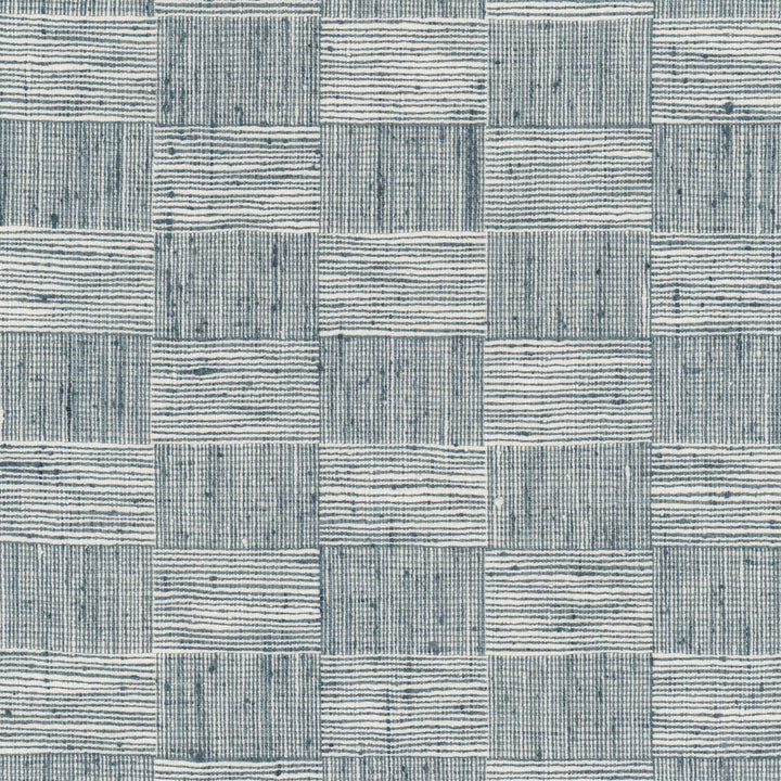 Mulholland 4 Dresden by Stout Fabric RAINBOW LIBRARY HAZE/SKY 62%POL 38%COT INDIA CATB 117-2013 Horizontal: 5.250 and Vertical: 3.125 54 in - Fabric Carolina -