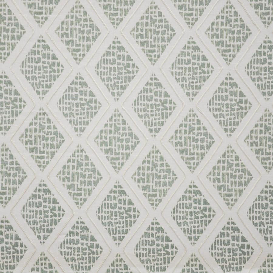 Marquise # 857 Fluorite by Maxwell Fabric COLOR WAVES-RIVIERA 60% COTTON/20% POLYESTER 15% RAYON/5% LINEN INDIA V-14.5"H-7.75" 54"EMB.52" - Fabric Carolina -