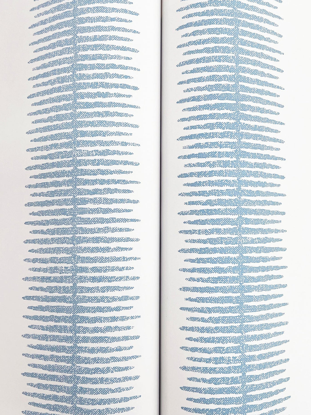 Tandem Stripe Blue Wallpaper by Ronald Redding Designer