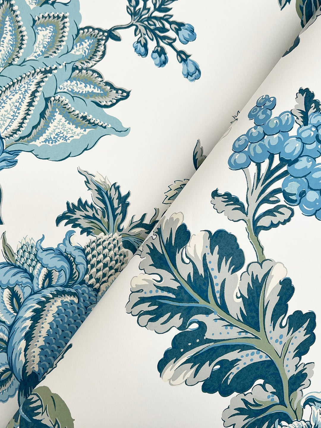 Monroe Blue Wallpaper by Ronald Redding Designer