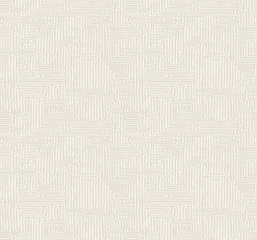 Passages Grey Wallpaper by Ronald Redding Designer