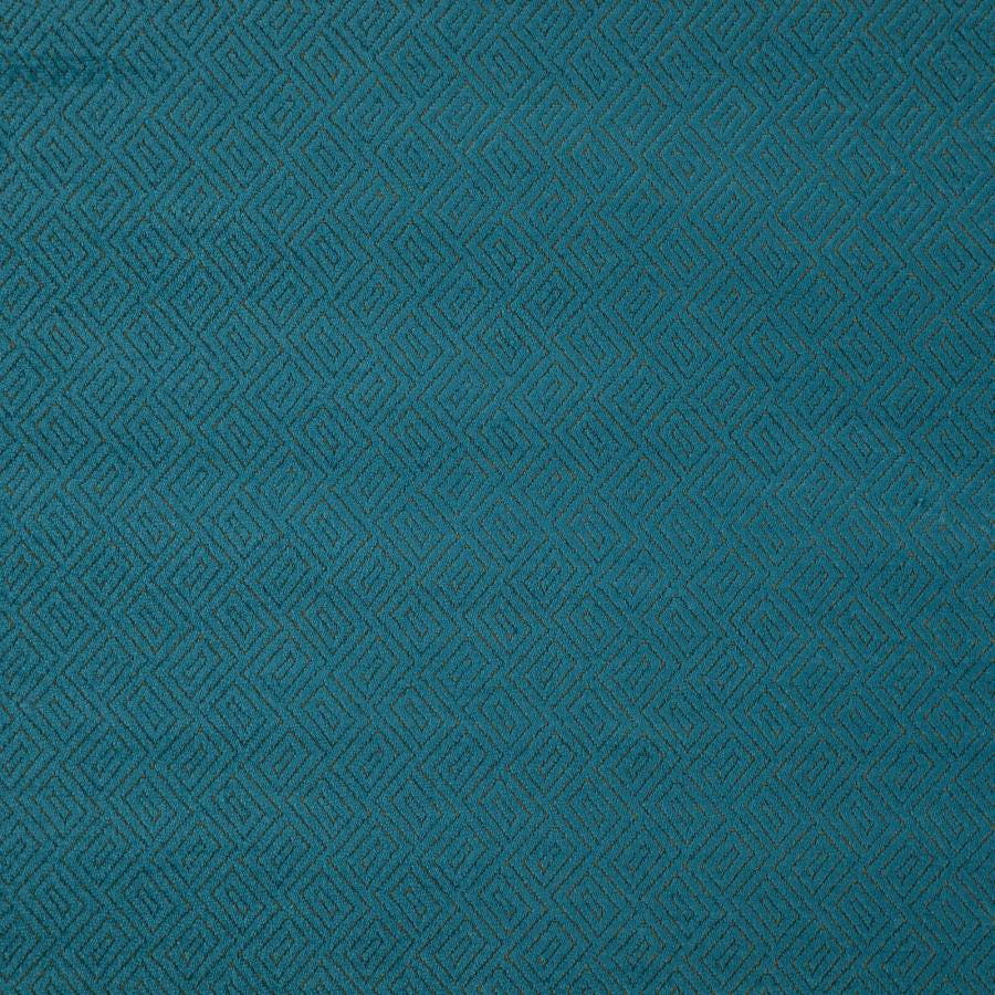 Magellan # 854 Peacock by Maxwell Fabric Colorguard-Amazonia 100% POLYESTER TURKEY V-1.5" H-1.4" 54.3" - Fabric Carolina -