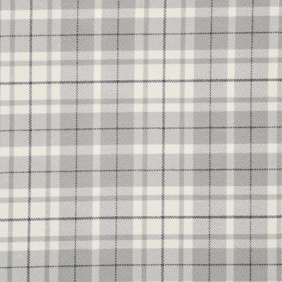 Muir # 438 Raincloud by Maxwell Fabric Menswear-Plaids & Checks 100% POLYESTER CHINA V-6.5" H-7" 56" - Fabric Carolina -