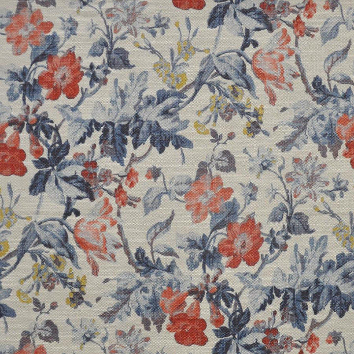 Minerva # 505 Indienne by Maxwell Fabric PRINT GALLERY 75% COTTON/25% LINEN PAKISTAN V-25.25"H-13.5" 54" - Fabric Carolina -