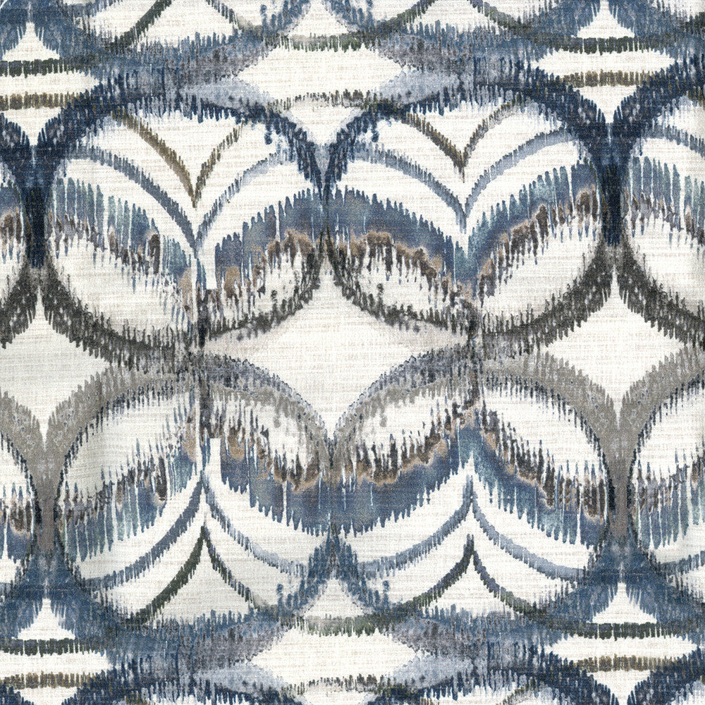 Magic 36 Indigo by ABBEYSHEA Designer Fabric 100% Polyester CN 30,000 Double Rubs (Wyzenbeek) </p><p>Repeat: Horizontal: and Vertical: 56 in. (142 cm) - Swanky Fabrics -