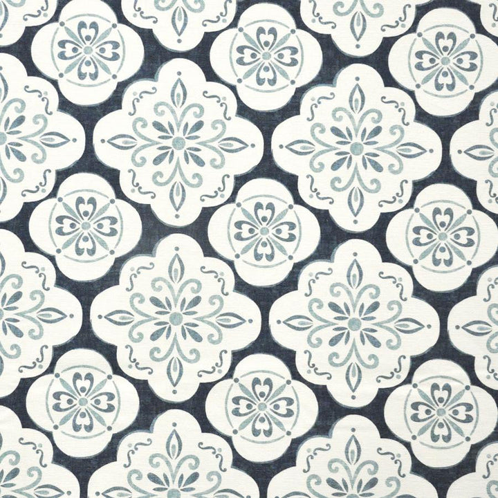 Medici # 833 Atlantic by Maxwell Designer Fabric Color Theory-Vol.Vi Odyssey 100% COTTON SPAIN V-9"H-9" 54" - Swanky Fabrics -