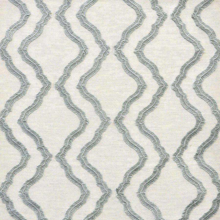 Mikasa # 832 Nantucket by Maxwell Fabric Color Theory-Vol.Vi Odyssey BASE: 51% RECYCLED POLYESTER/30% POLYESTER/12% COTTON/7% LINEN EMB: 100% VISCOSE INDIA V-4.5"H-7.75" 56.5"EMB.54" - Fabric Carolina -