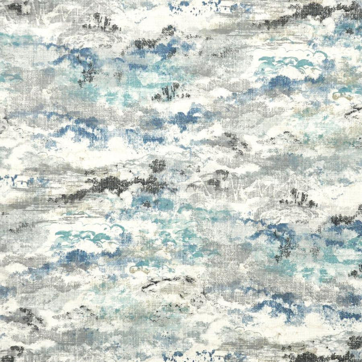 Miyazaki # 834 Coastal by Maxwell Designer Fabric Color Theory-Vol.Vi Odyssey 100% COTTON TURKEY V-24.3"H-27.75" 55" - Swanky Fabrics -