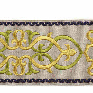 Mainz Lime by Europatex Fabric