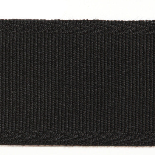 Majestic - Black by Europatex Designer Fabric Dainty & Majestic 100% Polyester China See Sample Horizontal: N/A and Vertical: N/A 2.38 inches  - Swanky Fabrics -