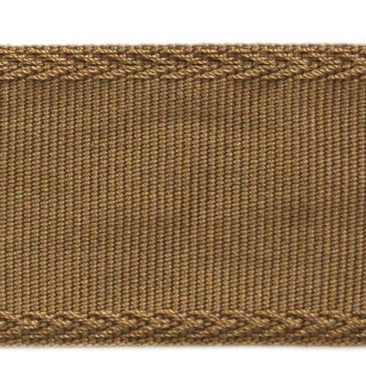 Majestic - Bronze by Europatex Designer Fabric Dainty & Majestic 100% Polyester China See Sample Horizontal: N/A and Vertical: N/A 2.38 inches  - Swanky Fabrics -