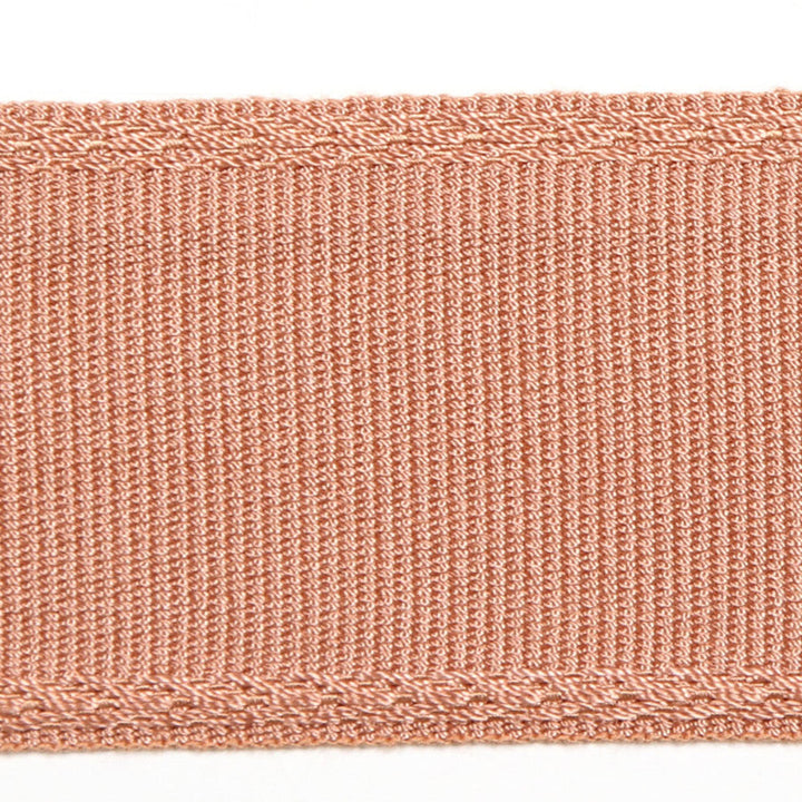 Majestic Salmon by Europatex Designer Fabric Dainty & Majestic 100% Polyester 2.38 inches - Swanky Fabrics -