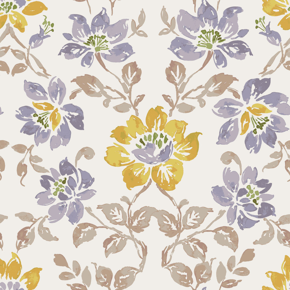 MasterPiece A Violet by Europatex Fabric Masterpiece 55% Linen, 45% Viscose Rayon 27" H, 27" V 55.00 inches - Fabric Carolina -