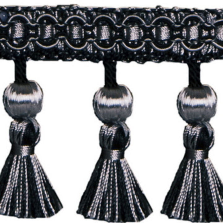 Meer Charcoal by Europatex Fabric Central Park 100% Polyester 2.50 inches - Fabric Carolina -