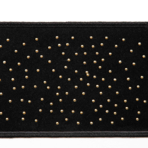 Mellow - Black by Europatex Fabric Mellow 82.1% Polyester / 11% Rayon / 6.9% Metallic yarn China See Sample Horizontal: N/A and Vertical: N/A 3.00 inches  - Fabric Carolina -