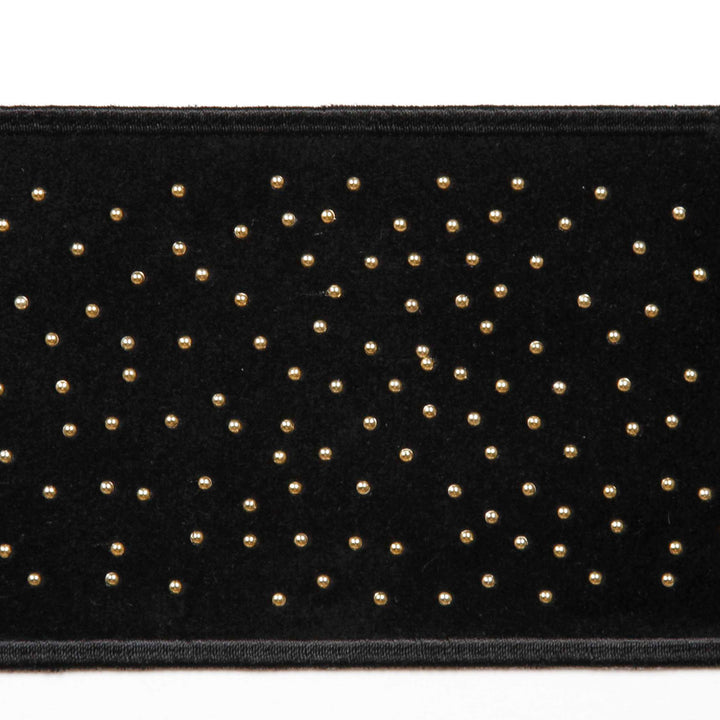 Mellow Black by Europatex Fabric Mellow 82.1% Polyester / 11% Rayon / 6.9% Metallic yarn 3.00 inches - Fabric Carolina -