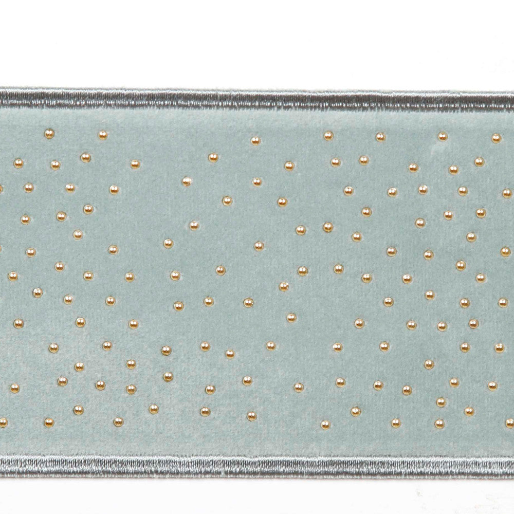 Mellow Seaglass by Europatex Fabric Mellow 82.1% Polyester / 11% Rayon / 6.9% Metallic yarn 3.00 inches - Fabric Carolina -