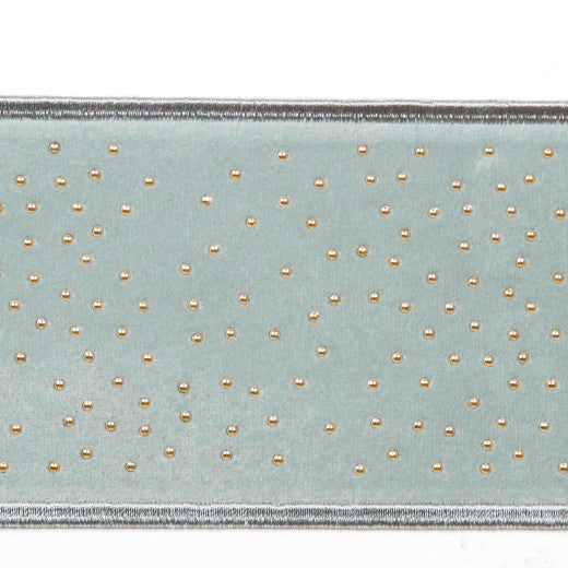 Mellow - Seaglass by Europatex Fabric Mellow 82.1% Polyester / 11% Rayon / 6.9% Metallic yarn China See Sample Horizontal: N/A and Vertical: N/A 3.00 inches  - Fabric Carolina -